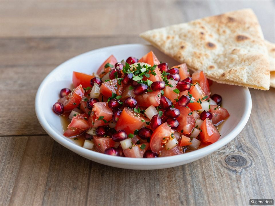 Acılı Ezme – scharfer Tomaten-Paprika-Meze