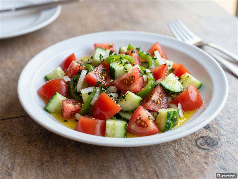 Çoban Salatası – türkischer Hirtensalat