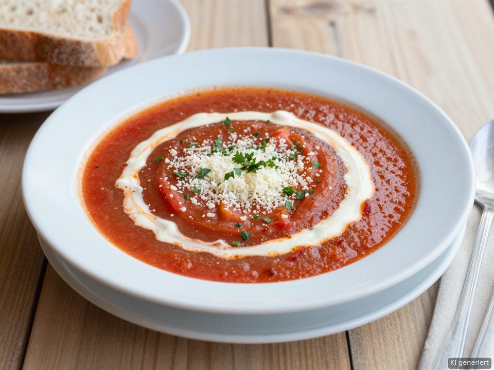 Domates Çorbası – türkische Tomatensuppe