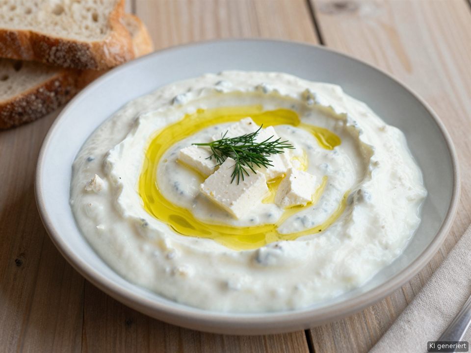 Haydari – Joghurt-Dip mit Feta und Dill