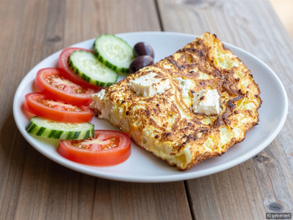 Peynirli Omlet – Omelett mit Schafskäse