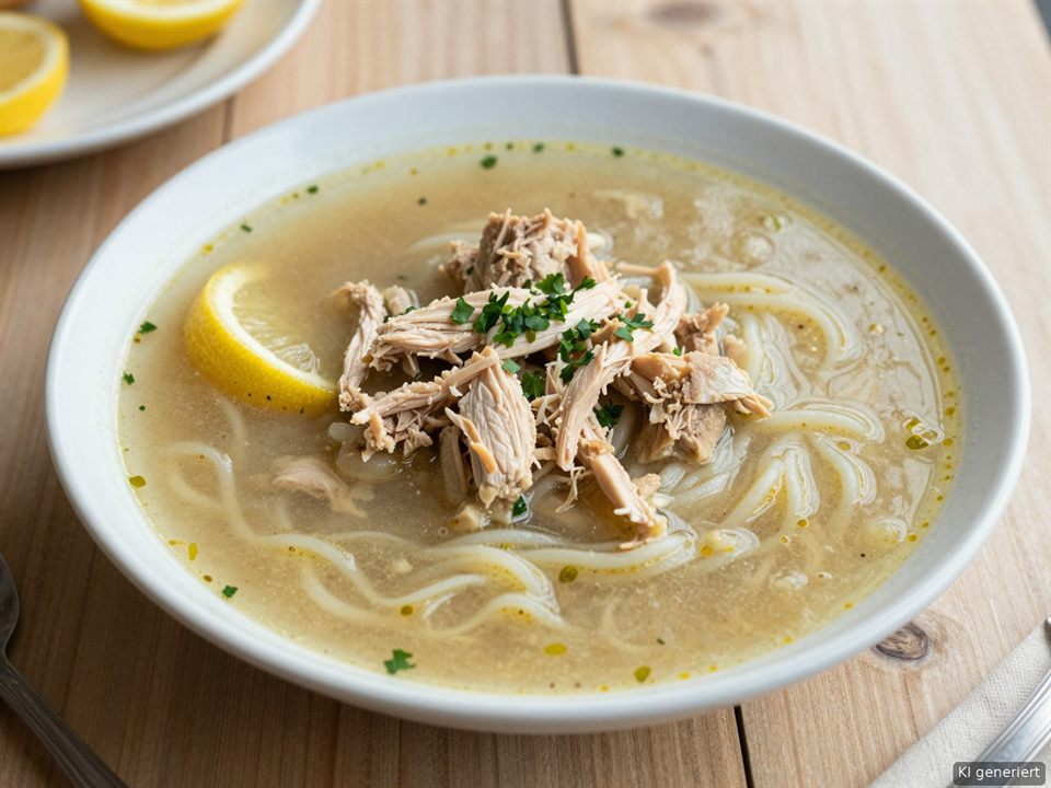 Şehriyeli Tavuk Çorbası – Hühnersuppe mit Nudeln
